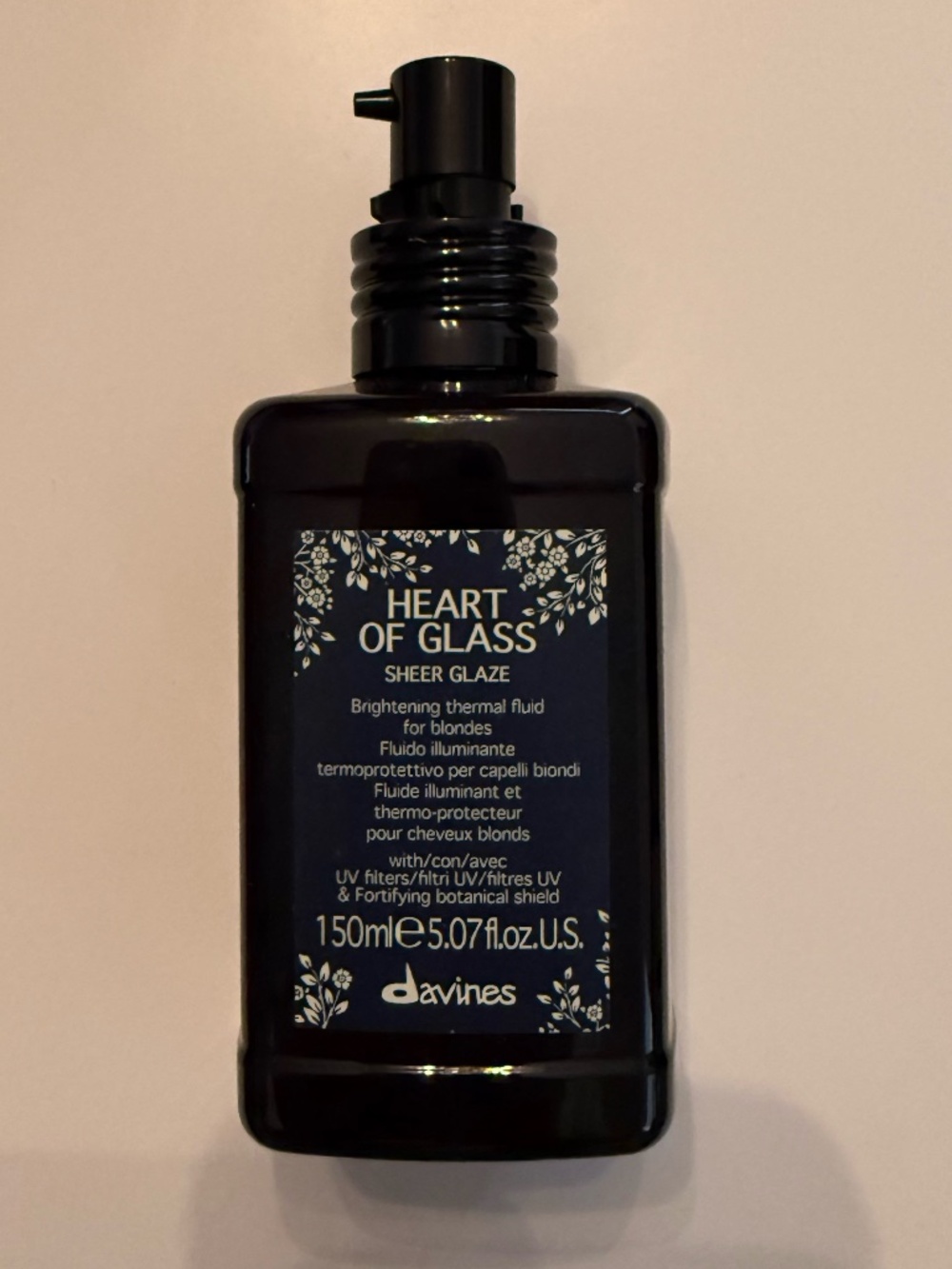 NWT Davines Heart of Glass Sheer Glaze 150mL